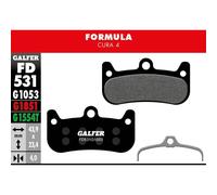 Pastiglie freno Galfer Standard per Formula Cura