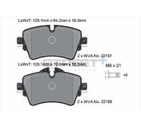 Pastiglie Freni MINI MINI (F56) Cooper SD Anno 06/14 kW 120 CV 163