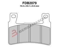 PASTIGLIE FRENI MOTO PER FDB2079P HONDA CBR900RR FIREBLADE 00>03 CBR600RR 03>04