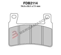 PASTIGLIE FRENI MOTO PER FDB2114P HONDA CBR600RR 03>04 CBR900RR 02>04 KAWASAKI