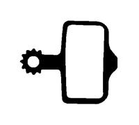 Ashima - Pastiglie sinterizzate per freno a disco, livello Sram/Bd/X0/Xx/Avid Elixir, taglia unica, colore: nero