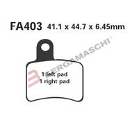 PASTIGLIE FRENI PER BETA REV 3 250/270 05>07 POSTERIORE EBC FA403 ORGANICA MOTO