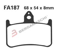 PASTIGLIE FRENI PER HONDA CB 900 HORNET ANTERIORE EBC FA187 ORGANICA MOTO