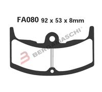 Ebc Fa Series Organic Fa080 Brake Pads Nero