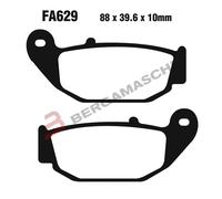 FA629 PASTIGLIE ORGANICHE ARAMID POSTERIORI EBC SUZUKI GSX-R 150 2017-2018
