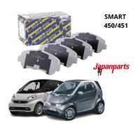 PASTIGLIE FRENI per SMART 450 451 PATTINI ANTERIORI MARCA JAPANPARTS