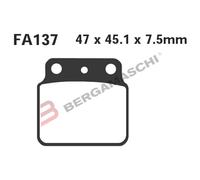PASTIGLIE FRENI PER SUZUKI LT250/400/500 POSTERIORE EBC FA137TT ORGANICA MOTO