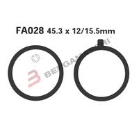 Pastiglie EBC FA028 Frontale per Yamaha FS1 50 Rd 125 200 Rs 100 Dx RD200 RD12