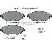 Pastiglie Freni SEAT LEON Hatchback Van (5F1) 2.0 Cupra Anno 09/15?10/16 kW 213