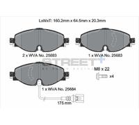 Pastiglie Freni SEAT TARRACO (KN2) 2.0 TDI Anno 09/18 kW 110 CV 150