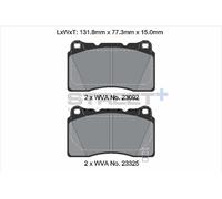 Pastiglie Freni SUBARU FORESTER (SG_) 2.5 Prodrive Performance Pack AWD Anno 05/