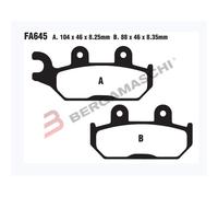 Ebc Fa-tt Series Carbon Offroad Fa645tt Brake Pads Nero