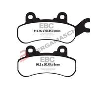 Ebc Fa-tt Series Carbon Fiber Fa682tt Brake Pads Nero