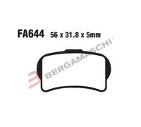 FA644TT PASTIGLIE SINTERIZZATE ANT SINISTRA EBC GAS-GAS TXT 125 RACING 2014-2015