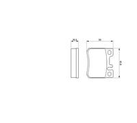 Pastiglie freno 0 986 424 358 BOSCH per MERCEDES-BENZ 124 Tre volumi CLASSE C