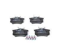 Bosch BP460 - Pastiglie Freni Auto, Asse Posteriore - Qualità Bosch - Riduzione del Rumore e della Polvere - Certificazione ECE-R90 - Senza Rame - 1 Confezione da 4 Pastiglie - Con Accessori