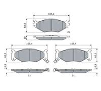 BOSCH 0 986 424 892 Kit pastiglie freni