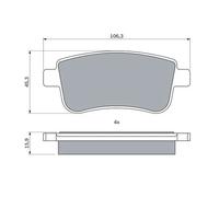 BOSCH 0 986 424 942 Kit pastiglie freni