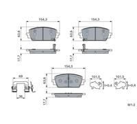 BOSCH 0 986 460 299 Kit pastiglie freni