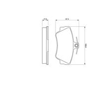 BOSCH 0 986 460 989 Kit pastiglie freni