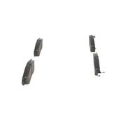 Bosch BP1084 - Pastiglie Freni Auto, Asse Anteriore - Qualità Bosch - Riduzione del Rumore e della Polvere - Certificazione ECE-R90 - Senza Rame - 1 Confezione da 4 Pastiglie