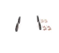 Set di pastiglie freno BOSCH 0 986 494 584, anteriore
