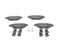 Bosch BP975 - Pastiglie Freni Auto, Asse Anteriore - Qualità Bosch - Riduzione del Rumore e della Polvere - Certificazione ECE-R90 - Senza Rame - 1 Confezione da 4 Pastiglie - Con Accessori