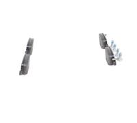 Bosch BP1923 - Pastiglie Freni Auto, Asse Posteriore - Qualità Bosch - Riduzione del Rumore e della Polvere - Certificazione ECE-R90 - Senza Rame - 1 Confezione da 4 Pastiglie - Con Accessori