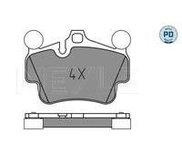 MEYLE 025 240 4917/PD Pastiglie freno Anteriore per