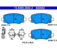 Pastiglie freno 13.0460-2602.2 ATE per JEEP FIAT