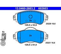 Pastiglie freno 13.0460-2603.2 ATE per CITROËN C4 II C4 II Furgone/hatchback