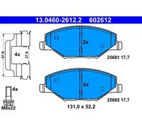 ATE 13.0460-2612.2 Kit pastiglie freni