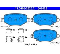 ATE Set pastiglie freno 13.0460-2625.2 posteriore