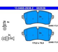 Pastiglie freno 13.0460-2636.2 ATE per LAND ROVER JAGUAR