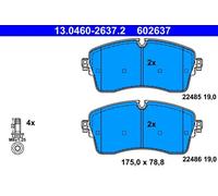 Pastiglie freno 13.0460-2637.2 ATE per LAND ROVER RANGE ROVER EVOQUE