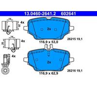 Set di pastiglie freno ATE 13.0460-2641.2, posteriore