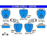 Pastiglie freno 13.0460-2700.2 ATE per AUDI A8 D2