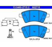 Pastiglie freno 13.0460-2715.2 ATE per SUZUKI FIAT