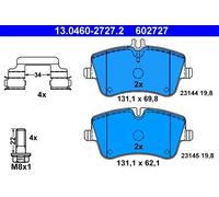Set di pastiglie freno ATE 13.0460-2727.2, anteriore