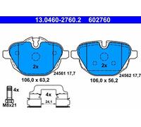 Pastiglie freno 13.0460-2760.2 ATE per BMW MINI