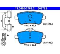 Set di pastiglie freno ATE 13.0460-2782.2, posteriore