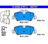 Set di pastiglie freno ATE 13.0460-2797.2, posteriore
