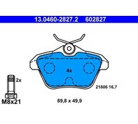 Pastiglie freno 13.0460-2827.2 ATE per LANCIA ALFA ROMEO