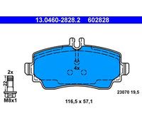 Pastiglie freno 13.0460-2828.2 ATE per MERCEDES-BENZ VANEO
