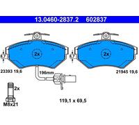 Pastiglie freno 13.0460-2837.2 ATE per AUDI VW SEAT