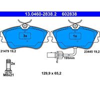 Pastiglie freno 13.0460-2838.2 ATE per VW TRANSPORTER T4 Autobus