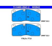 Ate Kit Pastiglie Freno 13.0460-2843.2