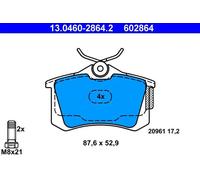 Set di pastiglie freno ATE 13.0460-2864.2, posteriore