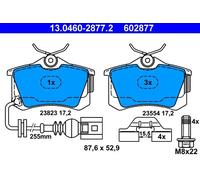 Set di pastiglie freno ATE 13.0460-2877.2, posteriore