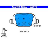 Set di pastiglie freno ATE 13.0460-2879.2, posteriore
